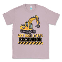 Lilac see you later excavator Classic Tee - MaliasSmallBusiness