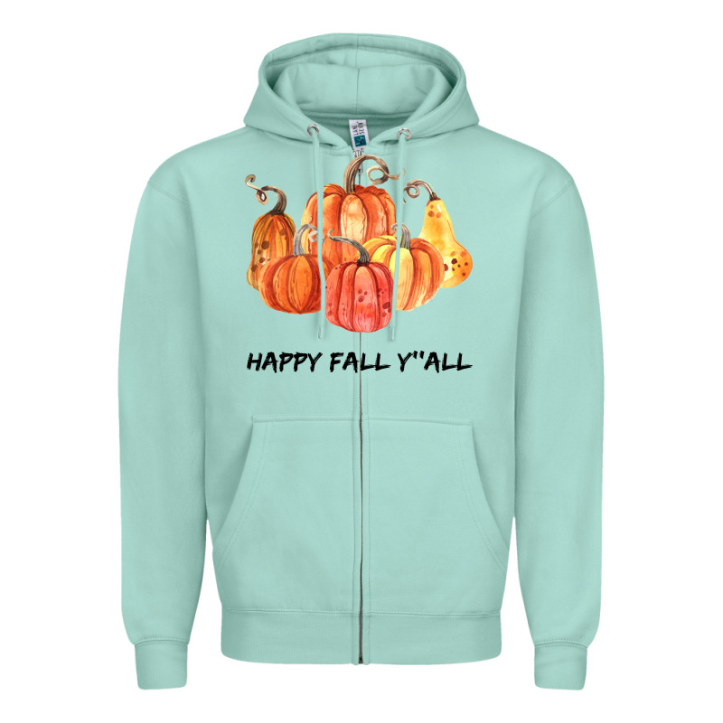 Happy Fall Y All Zipper Hoodie by Bettercallsaul | Teevron