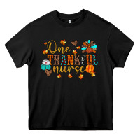 Black one thankful nurse Heavy Core Tee - JahusDesignShop