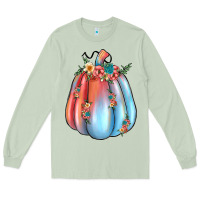 Matcha flowers pumpkin Long Sleeve Tee - JahusDesignShop