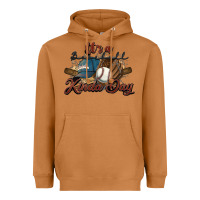 Meerkat It's a Baseball kinda day Heavyweight Hoodie - HowdyJamesFarm