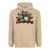 Mushroom It's a Baseball kinda day Heavyweight Hoodie - HowdyJamesFarm