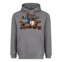 Storm It's a Baseball kinda day Heavyweight Hoodie - HowdyJamesFarm