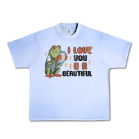 Grape Ice i love you u r beautiful frog Urban Heavy Tee - MaliasSmallBusiness