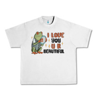 Lunar Rock i love you u r beautiful frog Urban Heavy Tee - MaliasSmallBusiness