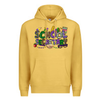 Antique Gold school secretary mardi gras Premium Hoodie - CowGirlArtShop