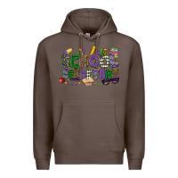 Coffee school secretary mardi gras Premium Hoodie - CowGirlArtShop