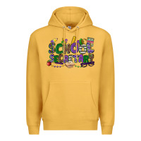 Mustard school secretary mardi gras Premium Hoodie - CowGirlArtShop