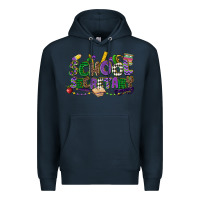 Navy school secretary mardi gras Premium Hoodie - CowGirlArtShop