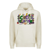 Oatmeal Heather school secretary mardi gras Premium Hoodie - CowGirlArtShop