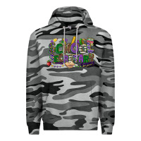 Slate Camo school secretary mardi gras Premium Hoodie - CowGirlArtShop