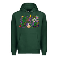 Sports Green school secretary mardi gras Premium Hoodie - CowGirlArtShop