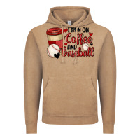 Vintage Coffee i run on coffee and baseball Vintage Hoodie - MaliasSmallBusiness