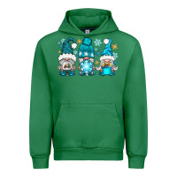 Emerald winter gnomies Urban Hoodie - BundleAndBundleShop