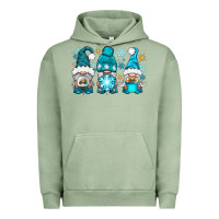 Pigment Oil Green winter gnomies Urban Hoodie - BundleAndBundleShop