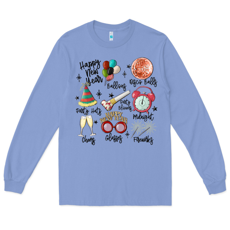 Happy New Year Long Sleeve Tee by MaliasSmallBusiness | Teevron