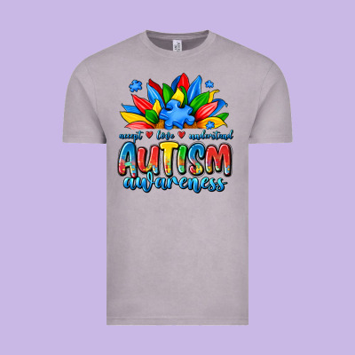 Autism Awareness Accept Love Understand Vintage Tee Designed By Jahusdesignshop