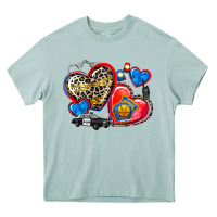 Western Leopard  Police   Hearts Heavy Core Tee | Teevron