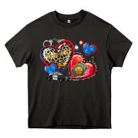 Asphalt western leopard  police   hearts Heavy Core Tee - AdoDesignShop