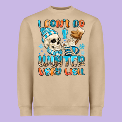I Don't Do Winter Very Well Heavyweight Sweatshirt Designed By Maliassmallbusiness