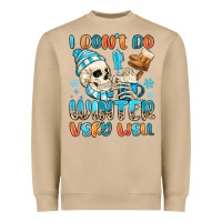 Mushroom i don't do winter very well Heavyweight Sweatshirt - MaliasSmallBusiness