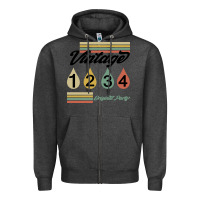 Charcoal Heather Born In 1976 Zipper Hoodie - Bettercallsaul