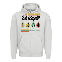 Dove Grey Born In 1976 Zipper Hoodie - Bettercallsaul