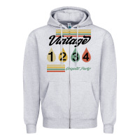 Heather Grey Born In 1976 Zipper Hoodie - Bettercallsaul