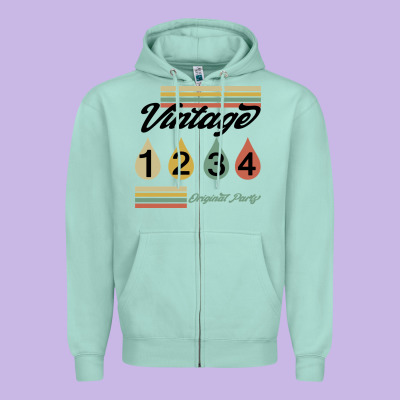 Born In 1976 Zipper Hoodie Designed By Bettercallsaul