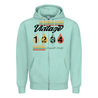 Seafoam Born In 1976 Zipper Hoodie - Bettercallsaul