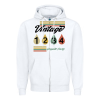 White Born In 1976 Zipper Hoodie - Bettercallsaul