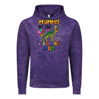 Cloud Purple mommy of the birthday boy Vintage Hoodie - MaliasSmallBusiness