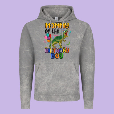 Mommy Of The Birthday Boy Vintage Hoodie Designed By Maliassmallbusiness