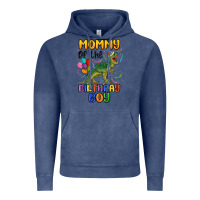 Vintage Denim mommy of the birthday boy Vintage Hoodie - MaliasSmallBusiness
