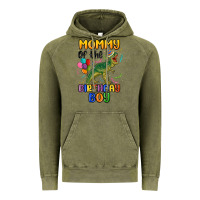 Vintage Olive mommy of the birthday boy Vintage Hoodie - MaliasSmallBusiness