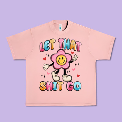 Let That Shit Go Urban Heavy Tee Designed By Maliassmallbusiness