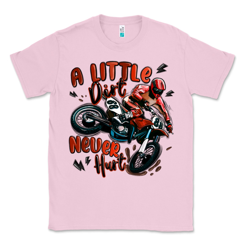 A Little Dirt Never Hurt Dirt Bike Classic Tee by MaliasSmallBusiness | Teevron