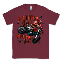 Burgundy a little dirt never hurt dirt bike Classic Tee - MaliasSmallBusiness