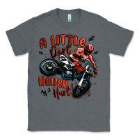 Charcoal Heather a little dirt never hurt dirt bike Classic Tee - MaliasSmallBusiness