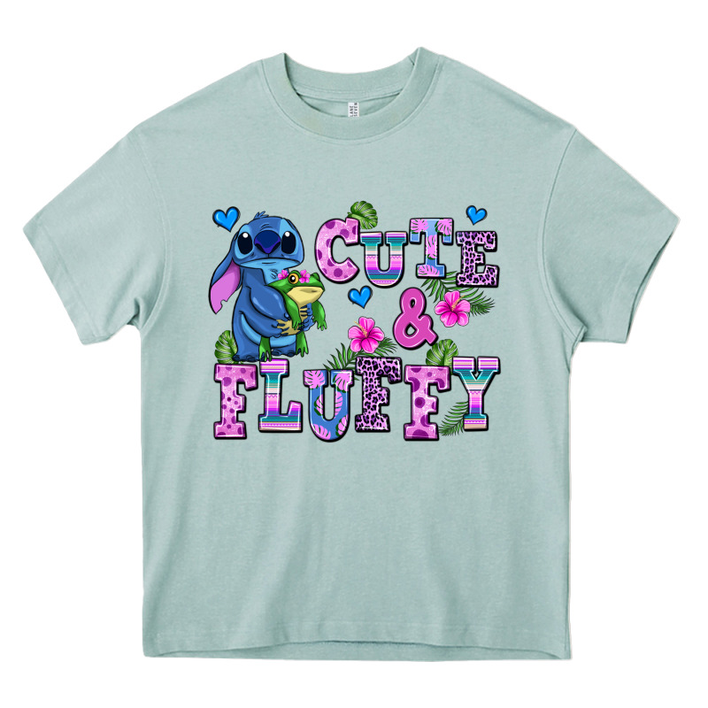 Cute And Fluffy Stitch Heavy Core Tee by AdoDesignShop | Teevron