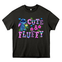 Asphalt cute and fluffy stitch Heavy Core Tee - AdoDesignShop