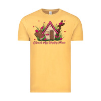 Vintage Mustard church is my happy place Vintage Tee - MaliasSmallBusiness