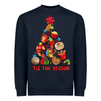 Navy tis the season mexican christmas Heavyweight Sweatshirt - MaliasSmallBusiness
