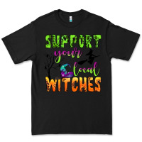 Black support your local witches Premium Tee - BundleAndBundleShop