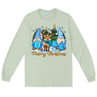 Matcha merry christmas gnome Long Sleeve Tee - MaliasSmallBusiness