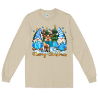Mushroom merry christmas gnome Long Sleeve Tee - MaliasSmallBusiness