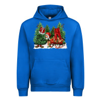 Cobalt christmas santa Urban Hoodie - FaDigitalArtStudio