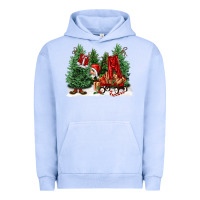 Pigment Grape Ice christmas santa Urban Hoodie - FaDigitalArtStudio