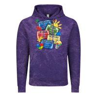 Cloud Purple autism cassette tapes Vintage Hoodie - MaliasSmallBusiness
