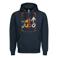 Navy Judo Zipper Hoodie - Bettercallsaul
